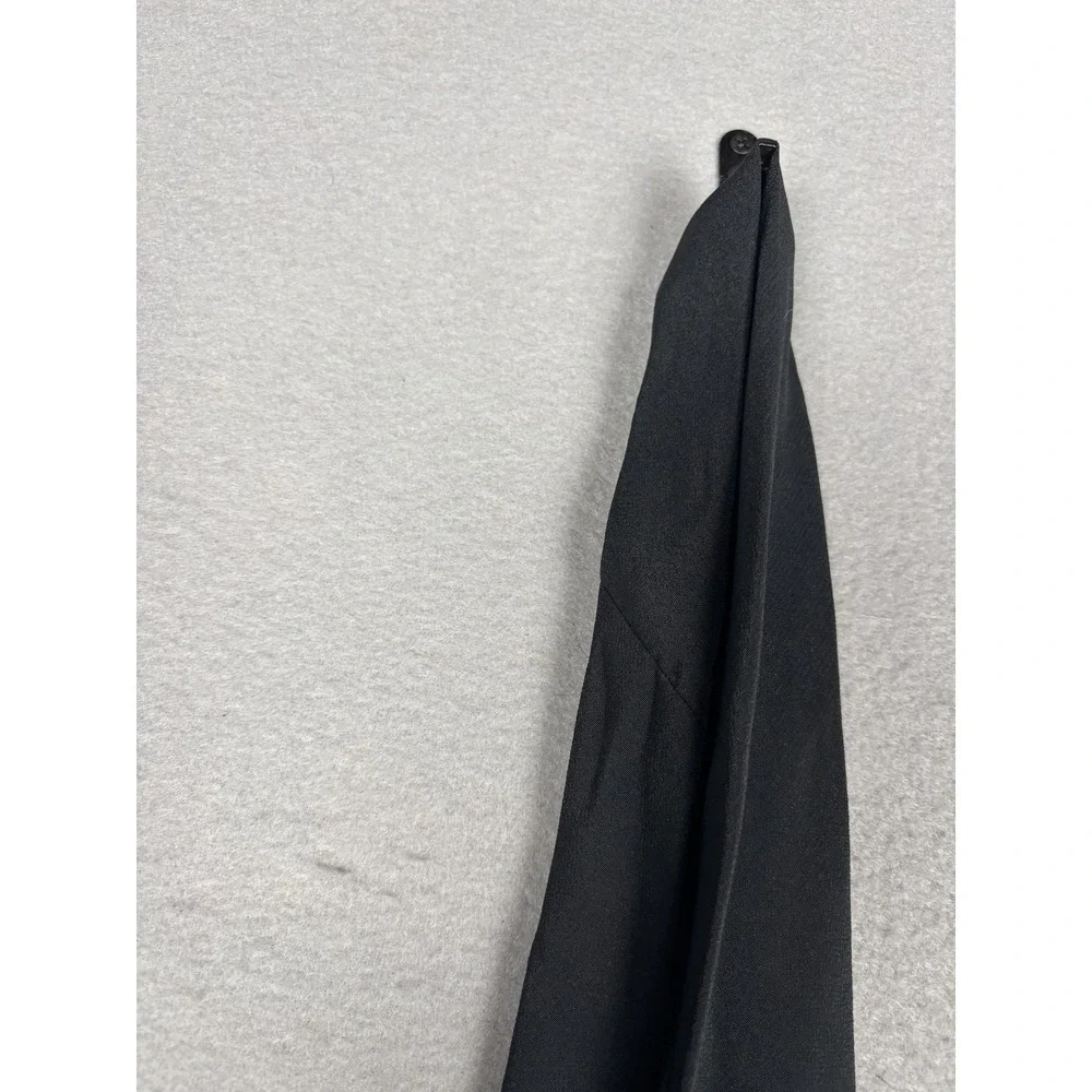 Vintage Express Tie Mens One Size Black Metal Medallion Polyester Necktie 80s